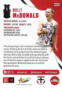 2024 Select AFL Footy Stars #224 Molly McDonald Back